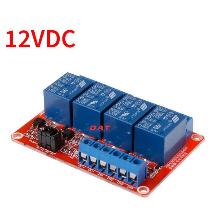 Module 4 relay 12V kích High/Low