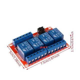 Module 4 relay 12V kích High/Low