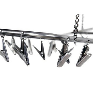 Móc chùm Inox 20 kẹp phơi đồ cho bé
