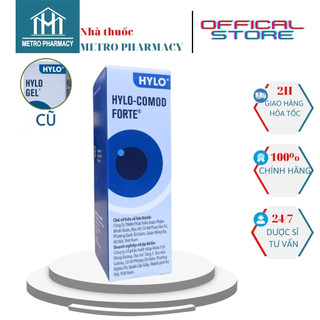  Nước mắt nhân tạo Hylo Comod Forte 0.2%-Nhập khẩu Đức-Giữ ẩm giảm khô mắt-Lọ 10ml-Không chất bảo quản 