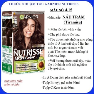 Thuốc nhuộm tóc  garnier nutrisse creme hàng  Đức