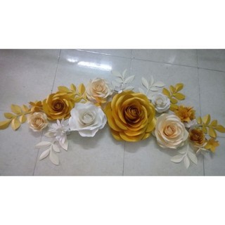Set hoa giấy backdrop