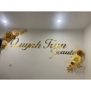 Set hoa giấy backdrop