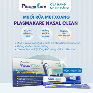 Muối rửa mũi xoang Plasmakare Nasal Clean làm sạch và bảo vệ niêm mạc mũi