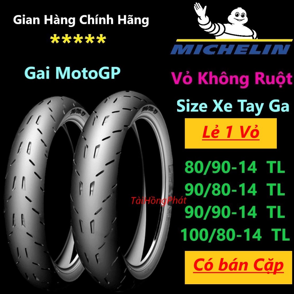 Vỏ Lốp Michelin pilot MotoGP GẮN Vario, Click, Vision, Ab,....