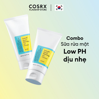 Combo 2 Gel Rửa Mặt (Tràm Trà, 0.5% BHA) COSRX Low pH Good Morning Gel Cleanser (150ml)
