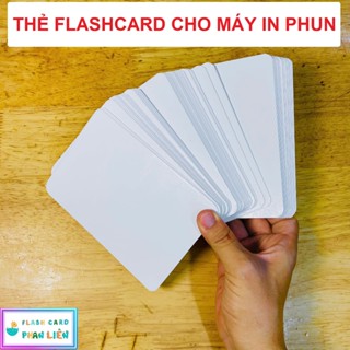 Flashcard cho máy in phun, laser giấy bìa cứng a5 a6 a7 dùng làm thẻ flashcard, giấy couche 300 gsm