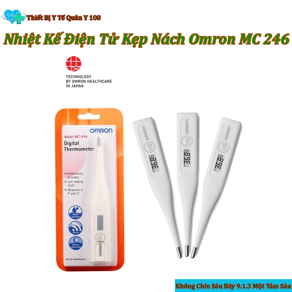 Nhiệt Kế Điện Tử Kẹp Nách Omron MC246