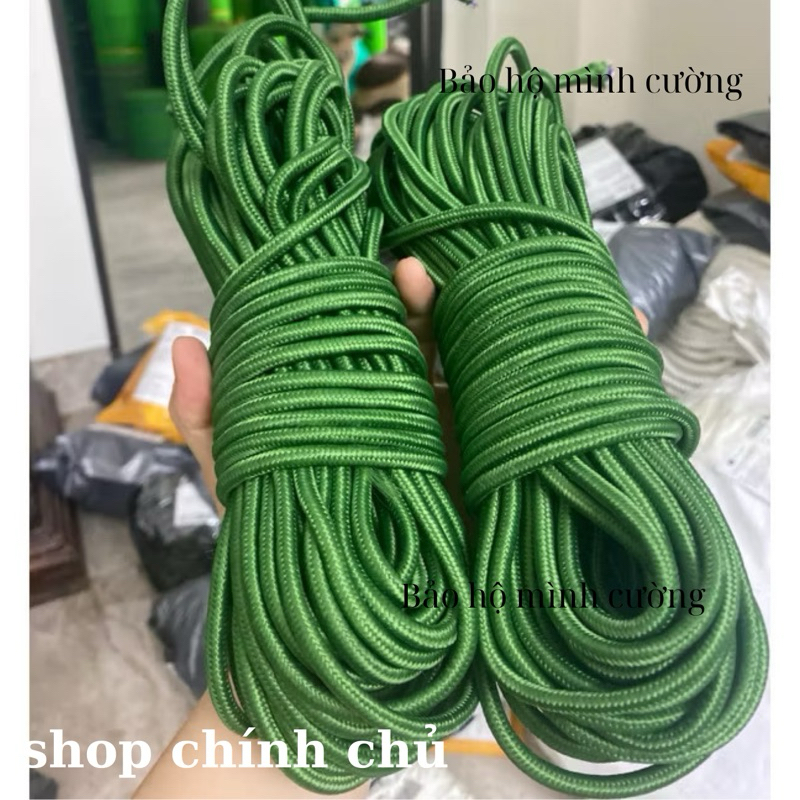 Dây dù tròn bền,chắc 20m và 10m dây(buộc đồ,cắm trại,leo núi...) size 5ly -13ly