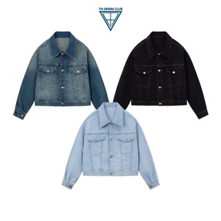 Áo Khoác Jeans Wash Croptop Unisex  Nam Nữ Áo Khoác Bò Jacket Denim  Rawfit - M18