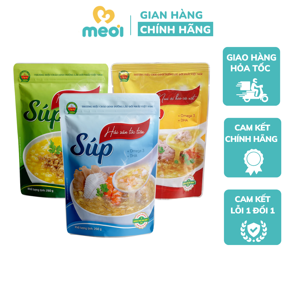 Súp tươi dinh dưỡng, súp dinh dưỡng Cây Thị cho bé