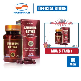 Viên uống tăng cường sinh lý sâm nhung bổ thận Hadiphar (60 viên)