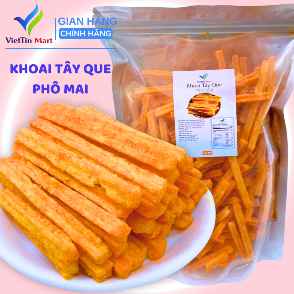 Khoai Tây Que Phô Mai ViettinMart 500G