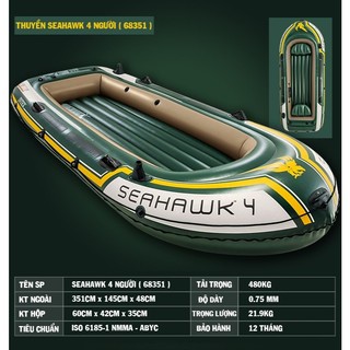 Thuyền bơm hơi Seahawk nhiều size INTEX