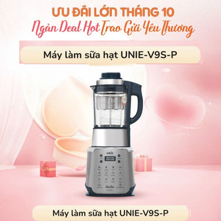  Máy Làm Sữa Hạt UNIE V9S Pro 2024-Động Cơ Cải Tiến- Hàng Chính Hãng-BH 24tháng 