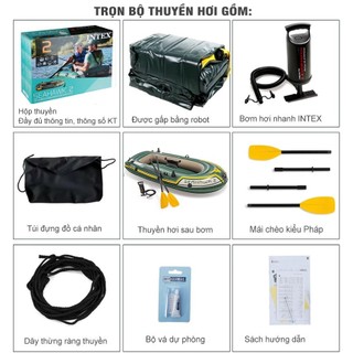 Thuyền bơm hơi Seahawk nhiều size INTEX