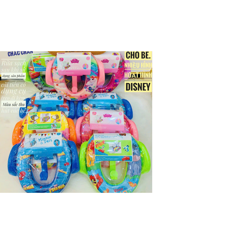 Bệ lót toilet Disney cho bé