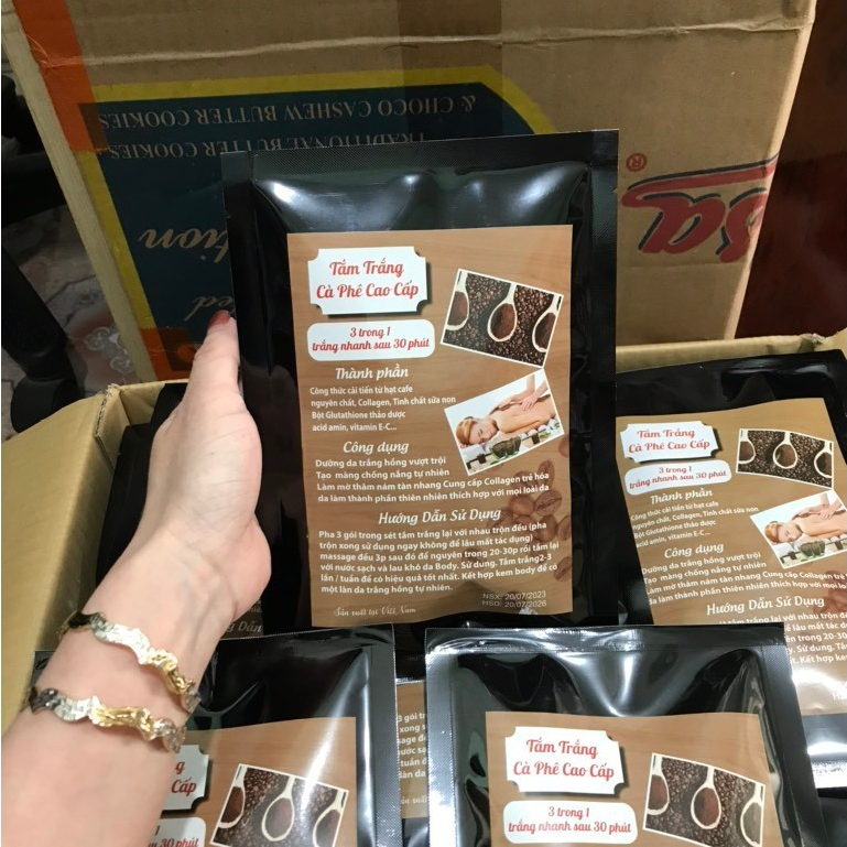 Tắm trắng cà phê cao cấp