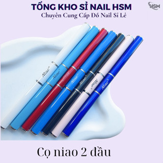 Cọ 2 đầu niao vẽ móng - Cọ nail chuyên dụng, cọ nét, cọ râu, cọ đắp gel, cọ bản, cọ ombre (lẻ chiếc)