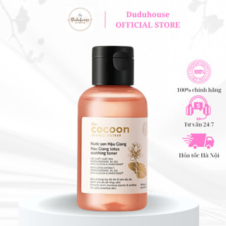 Nước hoa hồng sen Hậu Giang Cocoon giúp phục hồi, cấp ẩm và làm dịu da 140ml Duduhouse