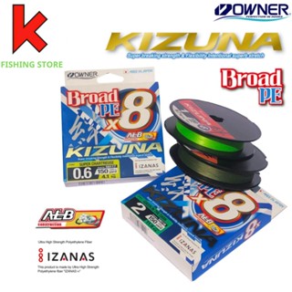 Dây Pe Câu Lure X8 KIZUNA CHÍNH HÃNG siêu mịn sợi nhỏ chính hãng Nhật Bản