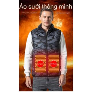 Áo sưởi chạy bằng pin 2024 chất lượng cao chống nước tốt bảo hành 12 tháng