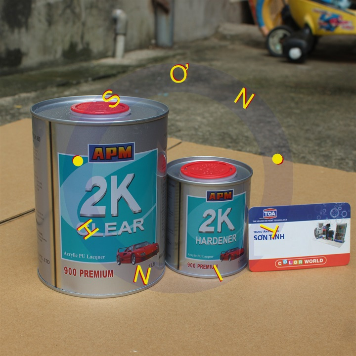 SƠN BÓNG 2K ASIA DÒNG CLEAR APM BỘ 1.25L
