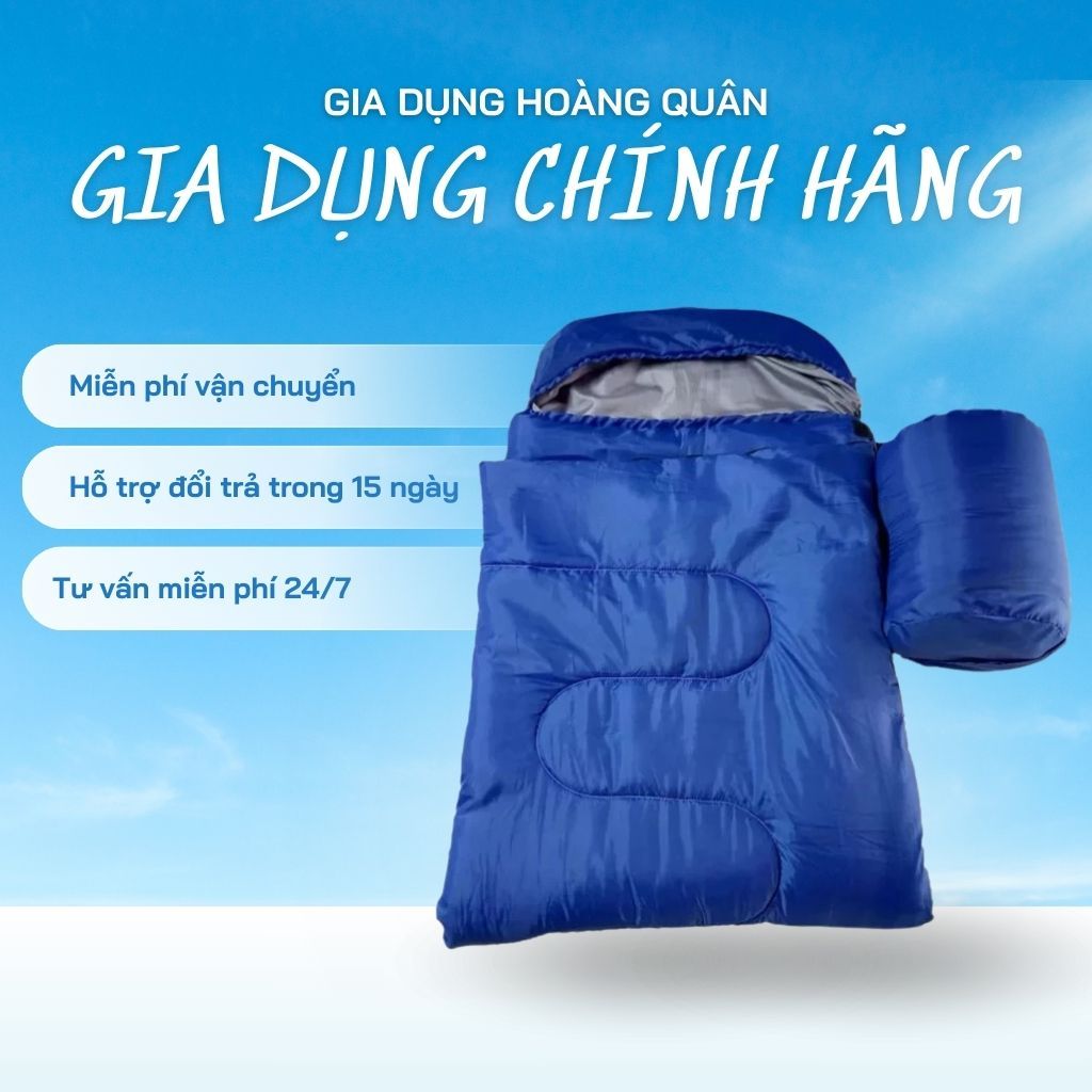 Túi ngủ văn phòng DIDOOGLT gấp gọn đa năng, túi ngủ đi phượt, dã ngoại có khoá kéo hở đầu tiện lợi