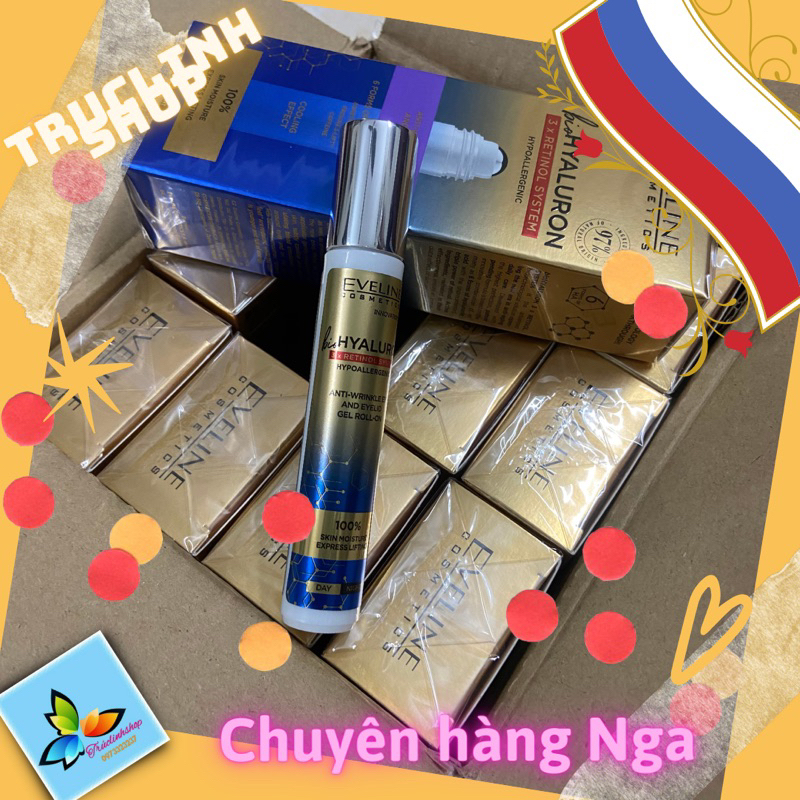 Lăn mắt Eveline tan bọng mắt nâng cơ giảm quầng thâm mắt 15ml nga