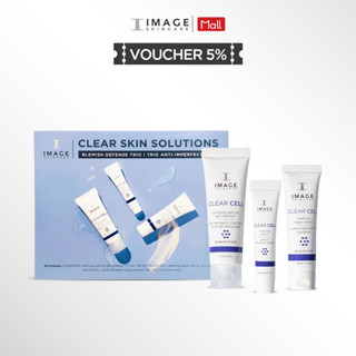 Bộ sản phẩm giảm mụn và kiểm soát nhờn dành cho da dầu mụn - IMAGE Skincare CLEAR SKIN SOLUTIONS TRIAL KIT