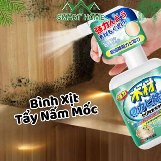 Bình Xịt Tẩy Nấm Mốc Đồ Gỗ Siêu Sạch, Chai Xịt Vệ Sinh Nội Thất Gỗ, Tường Nấm Mốc 330ml Smart Home - XNM01