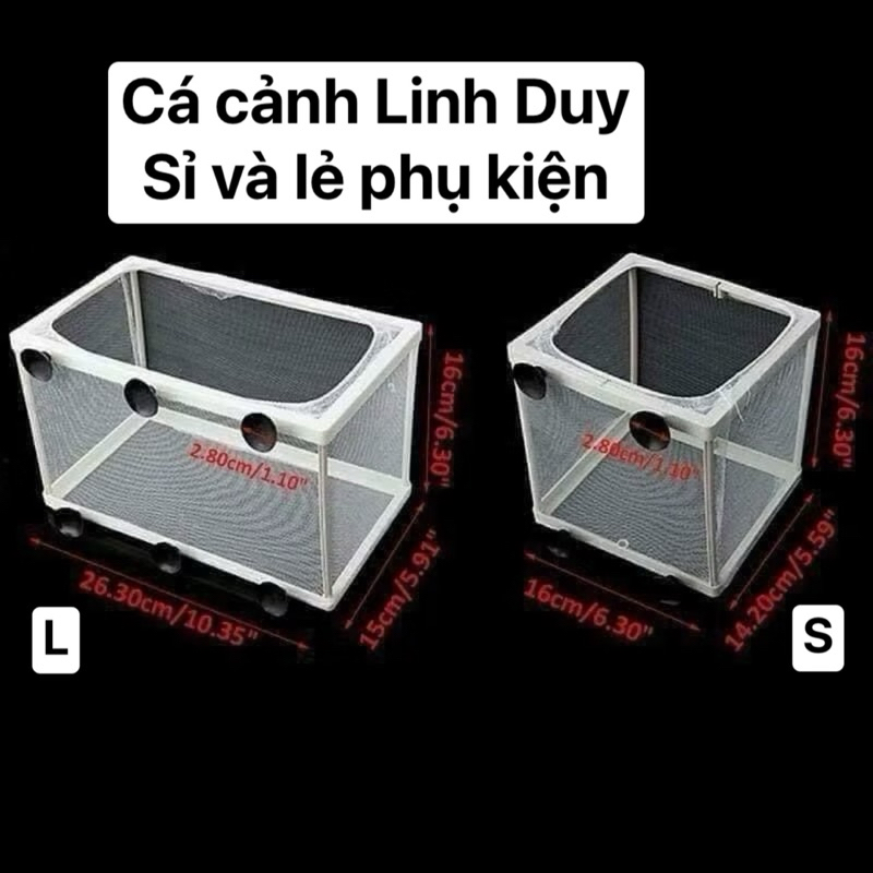 LỒNG ĐẺ VẢI DÀNH  CHO CÁ GUPPY VÀ BETTA