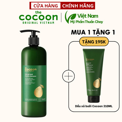 Special Deal - Dầu gội bưởi Cocoon giúp giảm gãy rụng và làm mềm tóc 500ml