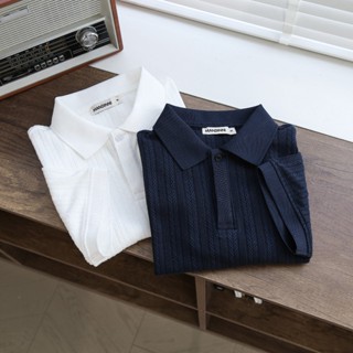 Áo thun polo nam KATIS vải cotton dệt len cao cấp, chuẩn form, thanh lịch sang trọng - MANDINNI