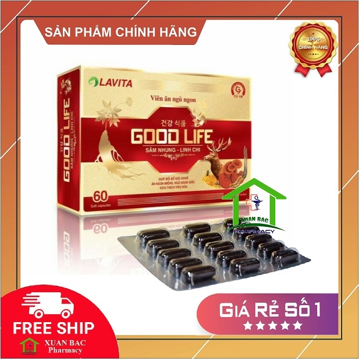 viên ăn ngon ngủ ngon Good Life ăn ngủ ngon cho bé trên 6 tuổi người lớn kém ăn mất ngủ suy nhược