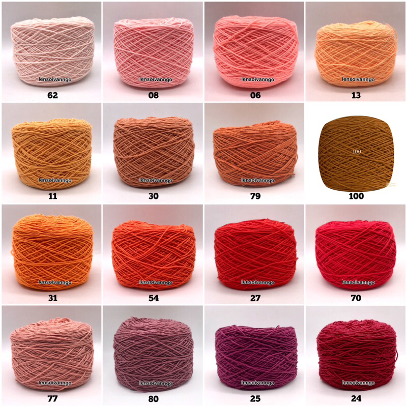 Sợi cotton Việt Nam 1mm (cuộn 100gr)