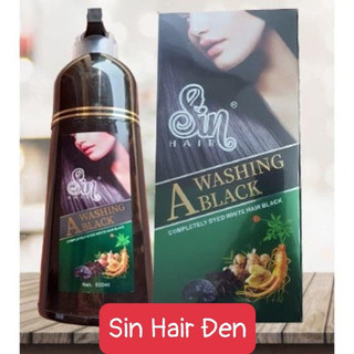 Dầu Gội Nhuộm Đen Tóc Phủ Bạc Sena 500ml