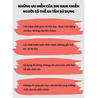 Dầu Gội Nhuộm Đen Tóc Phủ Bạc Sena 500ml