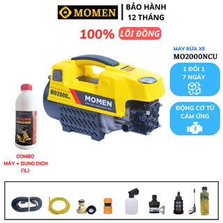  Máy rửa xe Momen 2000ncu động cơ cảm ứng từ lõi Đồng 100%,bảo hành chính hãng 12 tháng,xịt rửa xe máy sân vườn 