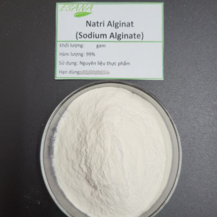 50g-100g Natri Alginat (sodium Alginate) 99% cấp thực phẩm