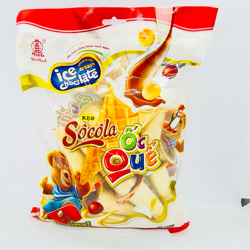 Kẹo Ốc Quế Socola Đức Hạnh 300g