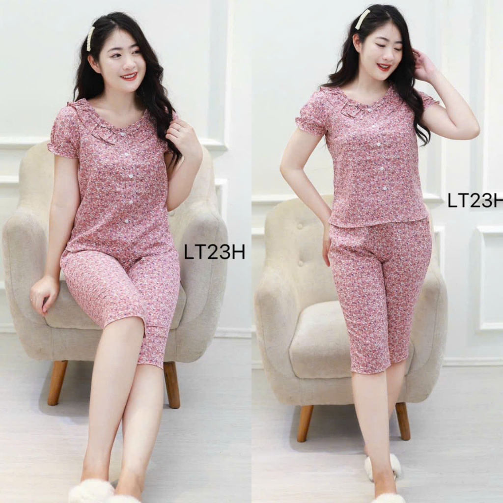 Bộ mặc nhà chất lụa mềm mại đẹp xinh