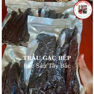 Thịt Trâu Gác Bếp Tây TÂY BẮC Gói 500g (Túi Hút Bạc) Kèm Gói Chẩm Chéo Cay Ngon