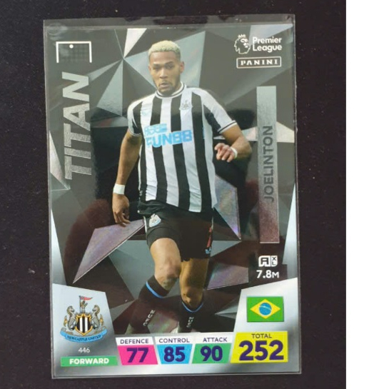 Thẻ bóng đá Bruno Guimarães Titan Newcastle United Panini Adrenalyn XL AXL EPL 2022/23