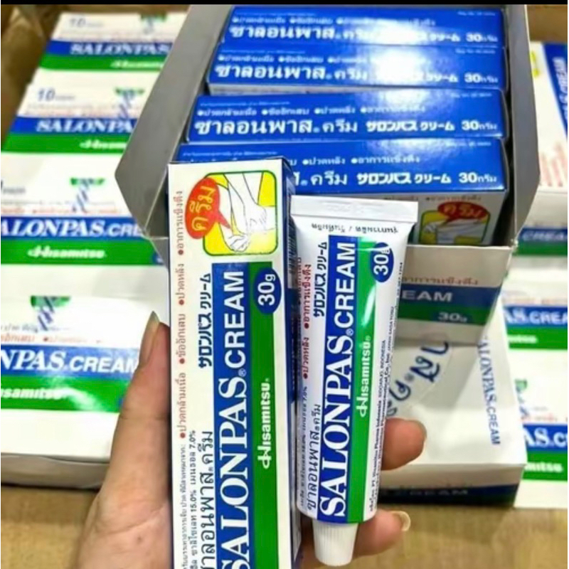 Kem xoa bóp SALONPAS Thái Lan 30gr(1 tuýp)