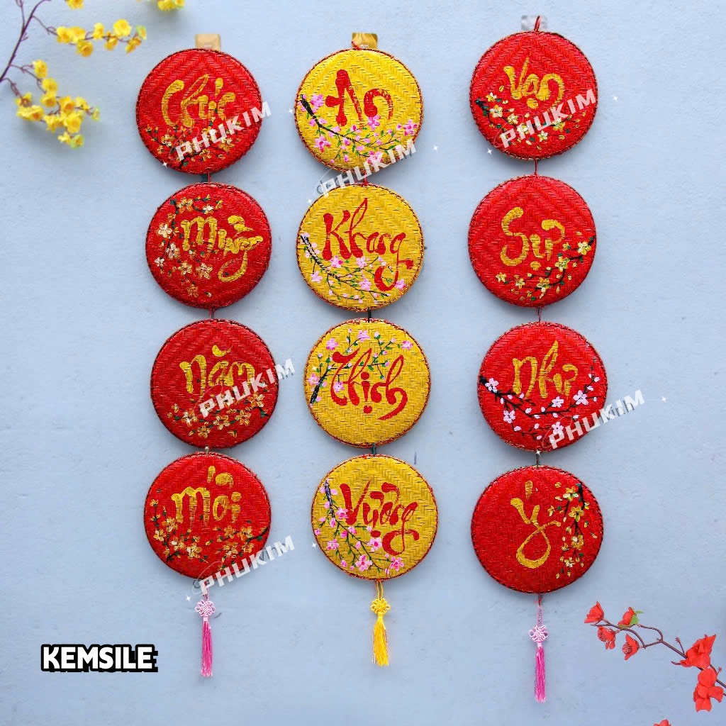 DÂY MẸT DM01 NHIỀU MẪU TRANG TRÍ CÂU ĐỐI CHÚC XUÂN TRANG TRÍ NHÀ CỬA ĐÓN TẾT - LP516