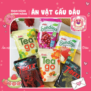 Nước uống Oishi Trái cây đủ vị, nước trà tranh, đào, vải oishi chính hãng (gói 180ml)