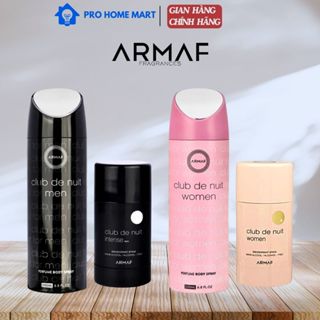 Xịt Thơm Toàn Thân Armaf Club De Nuit 200ml - Nam/Nữ - Xịt Body / Xịt Khử Mùi Toàn Thân Nước Hoa Sang Trọng