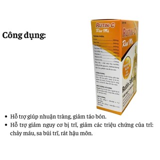 [Viên uống] Rutin c rau má