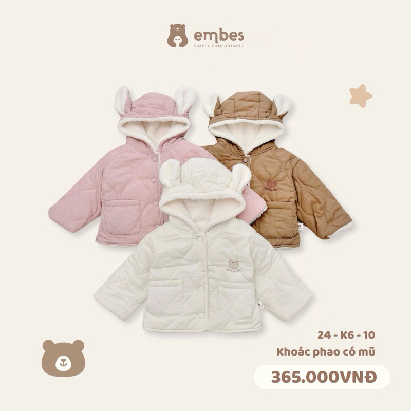 Áo ấm chính hãng Embes